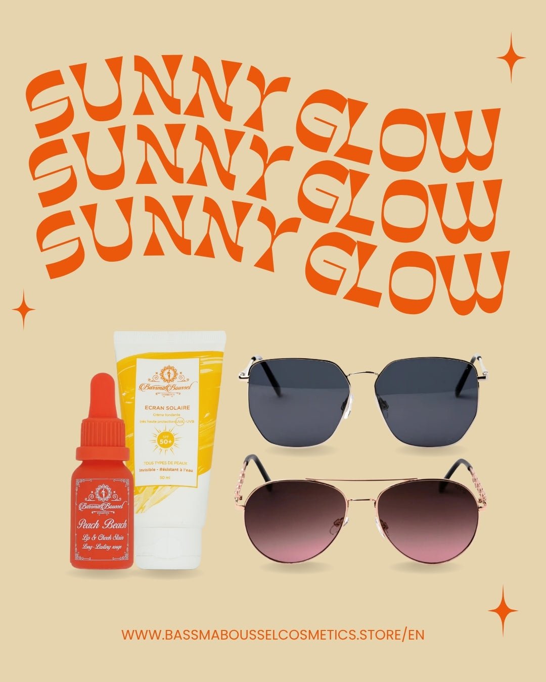 Look & Glow all summer long - bassmabousselcosmetics