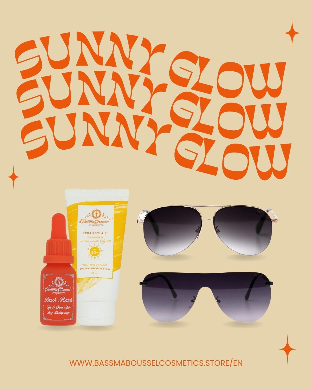 Look & Glow all summer long - bassmabousselcosmetics