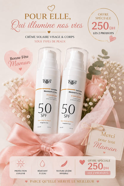 Deux fois plus de protection, deux fois plus d’amour 💕 - bassmabousselcosmetics