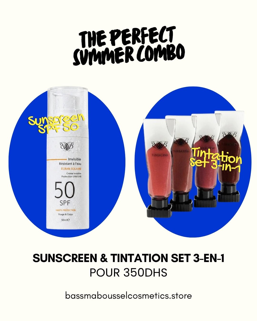 ☀️ THE PERFECT SUMMER COMBO concu pour votre peau ✨ - bassmabousselcosmetics